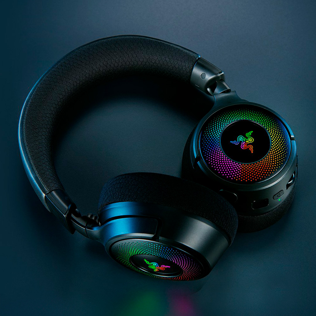 Audífonos Razer Kraken V4 con iluminación Chroma RGB y driver de