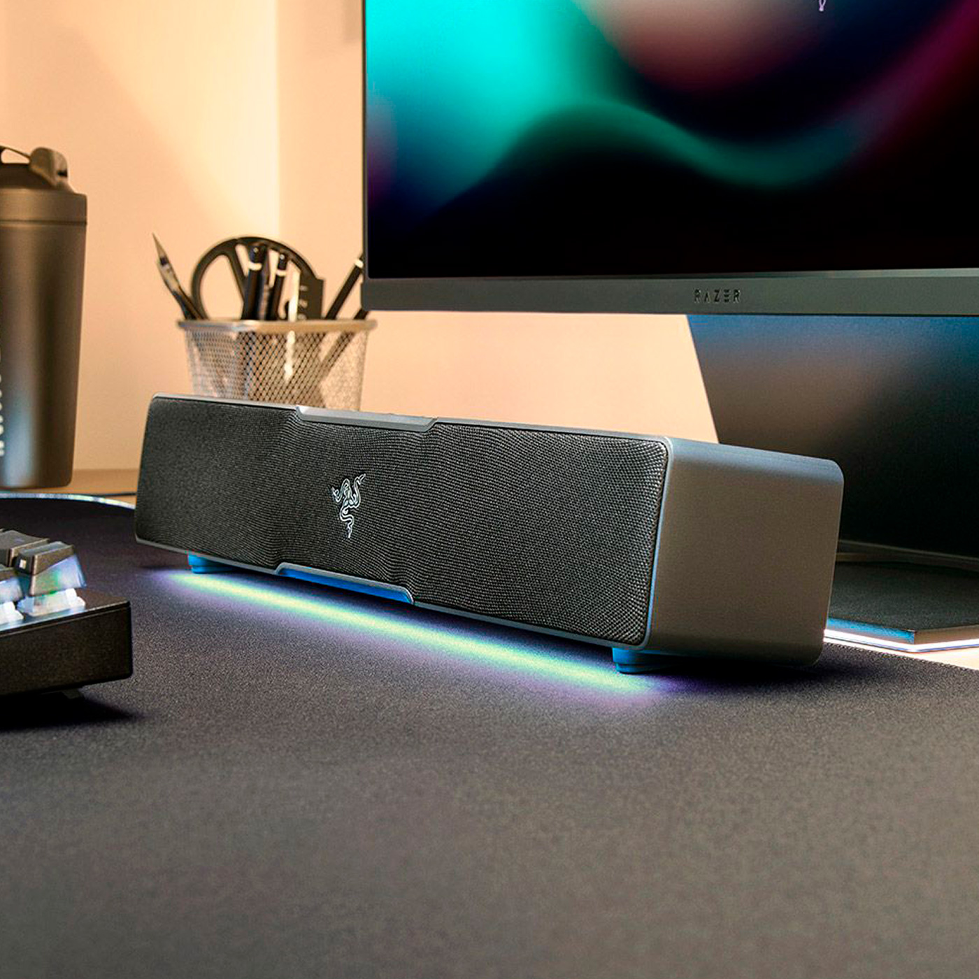 Soundbar Razer Leviathan V2 X con THX Spatial Audio, Razer Chroma