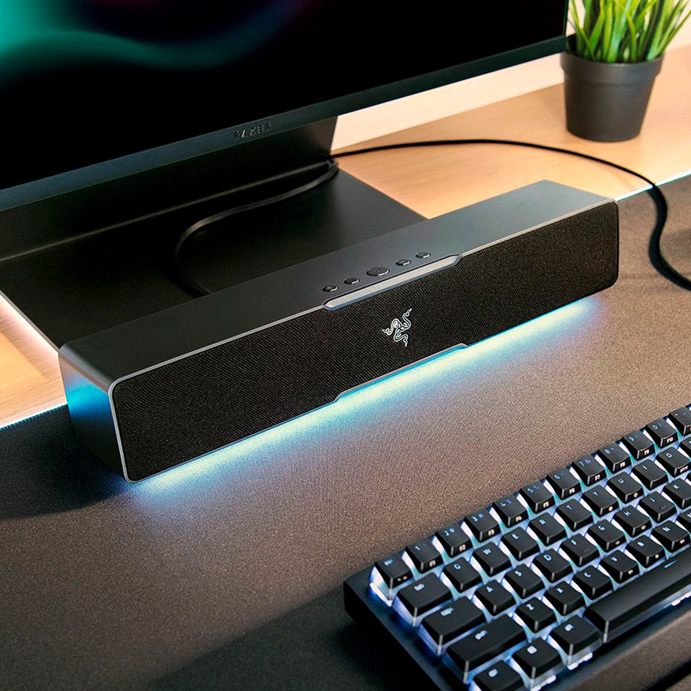 Soundbar Razer Leviathan V2 X con THX Spatial Audio, Razer Chroma