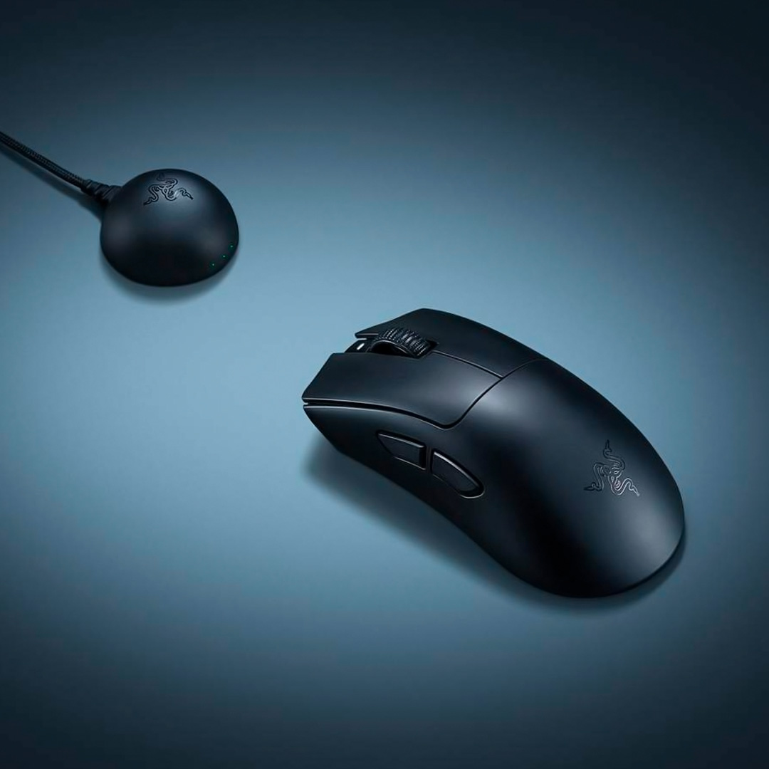 Mouse Razer DeathAdder V4 Pro con 45000DPI de sensibilidad y 6