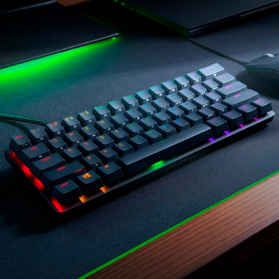 Teclado Gamer Razer Huntsman Mini Purple Switch Clicky Optical