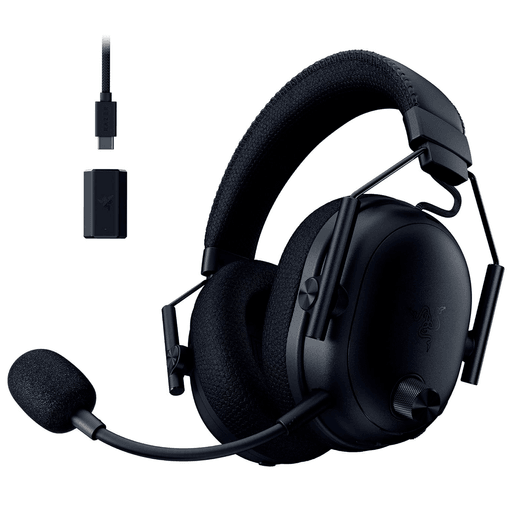 Los Razer BlackShark V3 Pro están diseñados para jugadores exigentes que buscan sonido premium y máxima comodidad. Equipados con diafragmas Razer TriForce de biocelulosa de 50mm 2.ª generación, ofrecen un audio potente, natural y extremadamente preciso para detectar cada detalle en partida. Incorporan Audio Espacial THX para una experiencia envolvente, junto con cancelación de ruido híbrida que mejora la concentración. Su micrófono extraíble HyperClear de 12mm garantiza una comunicación clara y profesional. Además, brindan hasta 70 horas de autonomía y múltiples opciones de conexión: 2,4GHz, Bluetooth, USB con cable o jack 3,5mm, adaptándose a cualquier plataforma. Sus almohadillas ovaladas de espuma viscoelástica Flowknit aseguran confort total incluso en largas sesiones.