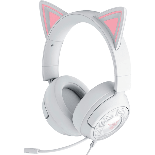 Los Razer Kraken Kitty V3 X combinan rendimiento gamer y un diseño icónico para que vivas cada partida con máxima inmersión. Equipados con drivers de 40mm Razer TriForce, ofrecen un audio potente y definido, con graves profundos, medios equilibrados y agudos claros para escuchar cada detalle. Incorporan sonido envolvente 7.1, ideal para ubicar a tus rivales y reaccionar más rápido en juegos competitivos. Su impedancia de 32Ω y sensibilidad de 98dBSPL/mW garantizan un rendimiento sólido y una experiencia de sonido intensa en todo momento. Además, incluyen micrófono cardioide Razer HyperClear unidireccional, diseñado para capturar tu voz con claridad y reducir el ruido ambiente, perfecto para comunicarte con tu equipo sin interrupciones. Su conexión cableada de 3,5mm asegura compatibilidad y una conexión estable para jugar sin latencia.