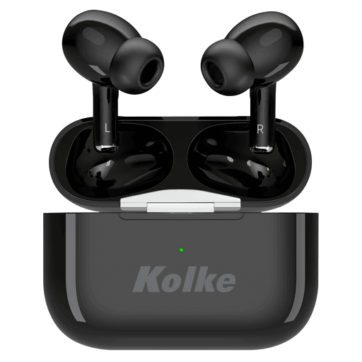 Disfruta de un sonido envolvente y claro con estos audífonos inalámbricos KOLKE TWS con estuche cargador. Estos audífonos tienen una autonomía de 2 a 3 horas, las cuales se pueden convertir en 10 a 12h gracias a la carga del estuche, que junto al sonido Super Bass brindan una experiencia de sonido única en cualquier lugar. Podrás responder llamadas y contestar mensajes gracias a su micrófono integrado, además de manejar todo desde el control táctil incluido en los audífonos.