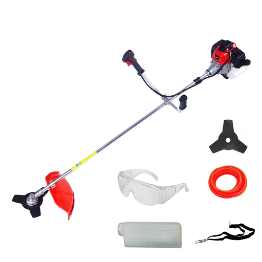 Dejar tu jardín perfecto ahora es más fácil con esta orilladora Nappo, ya que es una herramienta liviana de operación práctica y sencilla. Cuenta con 1200W de potencia, tanque de 1.2L de capacidad, motor de 2 tiempos y velocidad de giro 3000RPM para que trabajes sin inconvenientes. Además, incluye cuchillas de metal y de nylon, lentes, cable y correa.