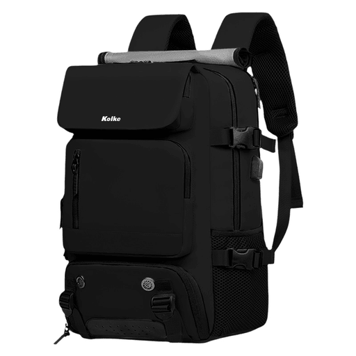 Esta Mochila Kolke es la compañera ideal para quienes buscan comodidad, funcionalidad y estilo en sus viajes. Fabricada en nylon impermeable y con interior de poliéster 210, ofrece una gran capacidad y múltiples compartimientos, incluido un espacio acolchado para notebooks y dispositivos electrónicos. Su diseño inteligente incluye puerto USB de carga, bolsillo impermeable para ropa mojada, compartimento exclusivo para calzado y tres bolsillos frontales. Con respaldo acolchonado, correa para sujetar a valijas y asas laterales, esta mochila está pensada para llevar todo lo que necesitas sin sentir el peso. Perfecta para viajes largos, escapadas de fin de semana o uso diario.