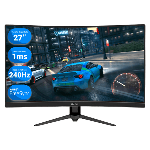 El monitor gamer curvo Kolke de 27