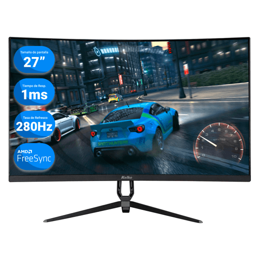 El monitor gamer curvo Kolke de 27