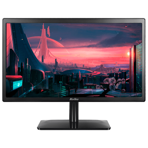 Disfruta de una buena calidad de imagen con este monitor Kolke que cuenta con una pantalla LED de 19.5