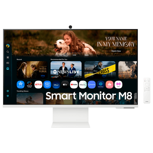 Este Samsung Smart Monitor M8 M80F combina un diseño moderno y funciones inteligentes para brindar una experiencia completa tanto en el trabajo como en el entretenimiento. Su pantalla de 32