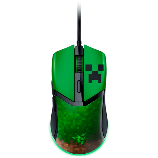 Descubre la precisión y comodidad inigualable con el Mouse Razer Cobra Minecraft Edition, diseñado específicamente para satisfacer las necesidades de los gamers más exigentes. Dotado de un sensor óptico avanzado de 8500DPI y una aceleración máxima de 35G, este mouse garantiza una respuesta y seguimiento excepcional en cada movimiento. Su diseño ergonómico asegura comodidad durante largas sesiones de uso, adaptándose perfectamente a la mano. Además cuenta con 6 botones programables que se ajustan a tus necesidades.