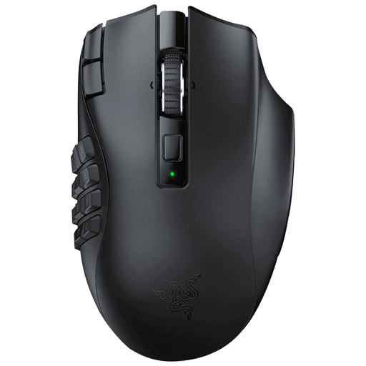 El Mouse Gamer Razer Naga V2 HyperSpeed es el compañero perfecto para los aficionados a los videojuegos que buscan una sensibilidad máxima en cada movimiento. Equipado con un sensor óptico Focus Pro de 30000PPP ofreciendo una precisión inigualable que te permitirá alcanzar una velocidad máxima de 750IPS y una aceleración máxima de 50G. Además, su diseño ergonómico te asegura una comodidad óptima durante largas sesiones de juego, mientras que sus switches mecánicos garantizan un ciclo de vida de hasta 60 millones de clics. Gracias a que tiene 19 botones programables personalizables podrás tener un control total sobre tus acciones en el juego, permitiéndote alcanzar tu máximo rendimiento. 