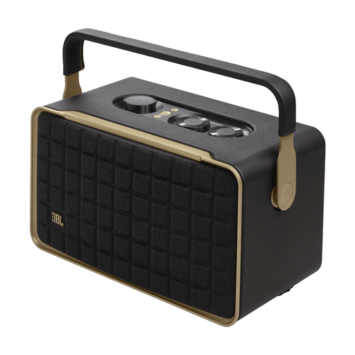 Viví la música con un estilo auténtico y sonido premium. El JBL Authentics 300 combina diseño retro con la última tecnología inalámbrica para ofrecerte una experiencia sonora inolvidable. Posee una potencia total de 100W y 2 altavoces agudos de 25mm + altavoz de 5,25