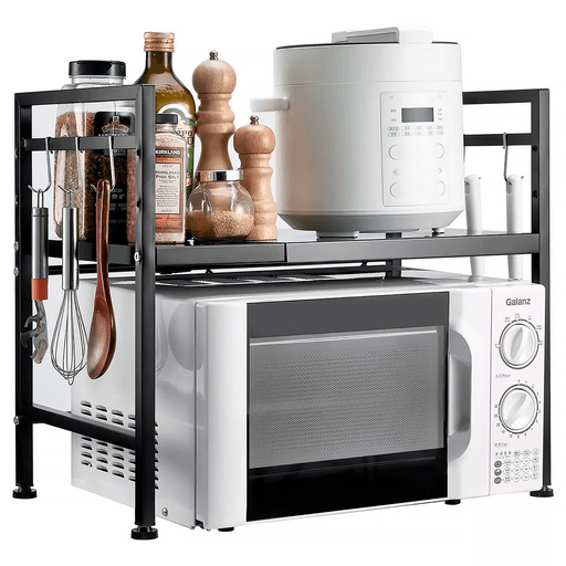 Optimiza y organiza tus espacios con este Resistente Rack Organizador DecoTeam. Su sólida estructura de metal asegura una gran durabilidad, soportando altas temperaturas y siendo resistente al óxido y al desgaste. Diseñado para ofrecer una larga vida útil, su sistema telescópico te permite ajustar la longitud entre 40 y 64 cm, y la altura entre 35 y 43 cm, adaptándose fácilmente a las necesidades y al espacio disponible. ¡Personaliza su tamaño a tu gusto para una organización perfecta!