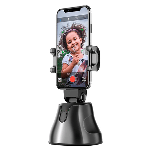 Convierte tu smartphone en un equipo de vídeo y fotografía profesional con el soporte Apai Genie. Con seguimiento automático de objetos 360°, nunca perderás el objetivo. Cuenta con soporte para tripode y se conecta mediante Bluetooth, compatible con iOS y Android, y sólo necesita  3 pilas AA para su funcionamiento.