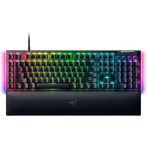 El teclado Razer BlackWidow V4 es una herramienta indispensable para los amantes de los juegos y la productividad que buscan un rendimiento premium. Con switches mecánicos amarillos que ofrecen una sensación al pulsar rápida, suave y silenciosa, garantizando una experiencia de escritura excepcional. Además, cuenta con almacenamiento híbrido integrado que permite almacenar hasta 5 perfiles personalizados para adaptarse a tus necesidades. El rodillo multimedia dedicado y los 4 botones multimedia, facilitan el control de tu música y videos mientras juegas o trabajas. Con 6 teclas macro dedicadas, puedes asignar funciones específicas a cada una para optimizar tu flujo de trabajo.
