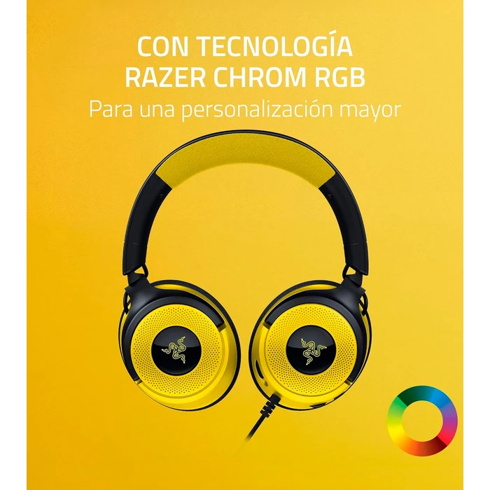 Audífonos Gamer Razer Kraken V4 X Pokémon Edition con iluminación