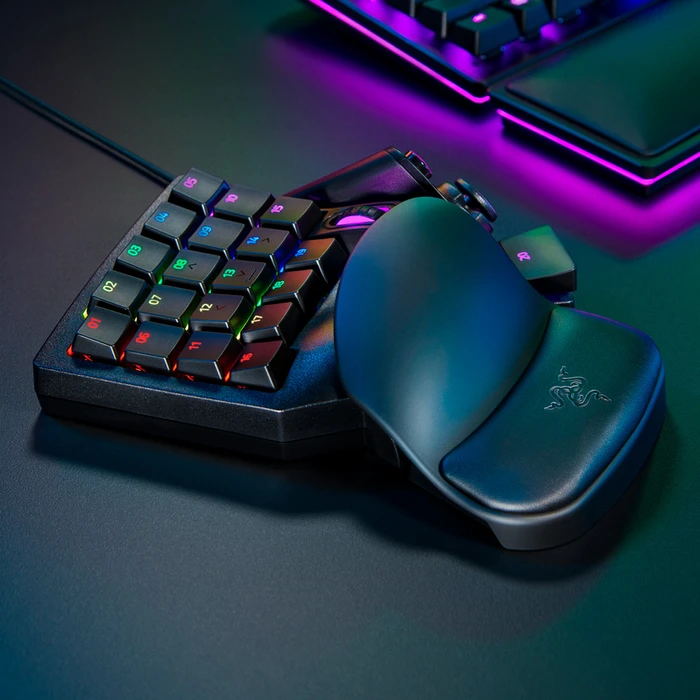 Keypad Razer Tartarus Pro switches ópticos analógicos Razer y 32
