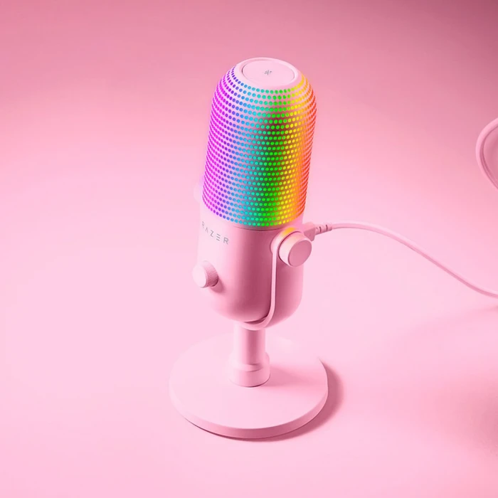 Micrófono Razer Seiren V3 Chroma con sensibilidad -34dB