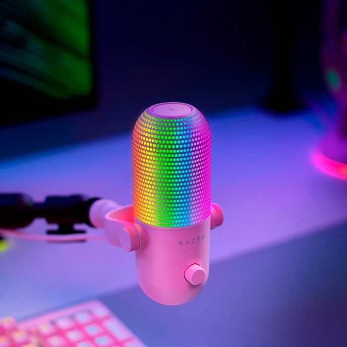 Micrófono Razer Seiren V3 Chroma con sensibilidad -34dB