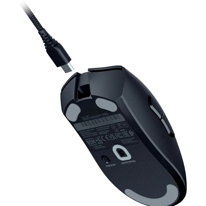 Mouse Razer Deathadder V3 Pro con switches ópticos e iluminación