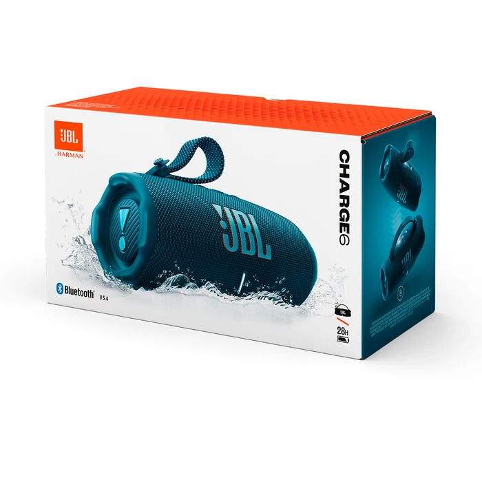 Parlante JBL Charge 6 con batería recargable y resistencia al agua