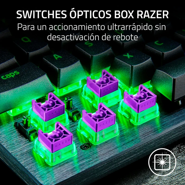 Teclado Razer Huntsman V3 X Tenkeyless con switches ópticos y