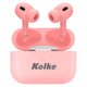 Audífonos TWS KOLKE Inalámbricos Bluetooth, con Control Táctil y Estuche Cargador - Rosa, al mejor precio, solo en LOi